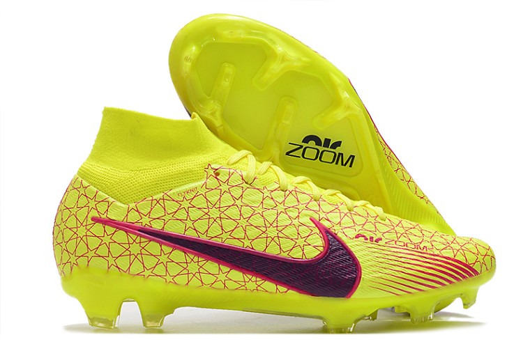 Nike AIR Zoom Mercurial Superfly IX Elite FG - jaune